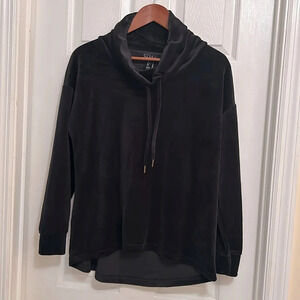 Nicole Miller NEW YORK Black Cowl Neck Pullover